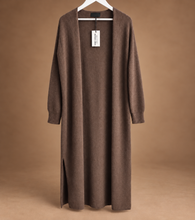 Load image into Gallery viewer, Grace | Mocha | Longline Cardigan