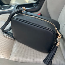 Load image into Gallery viewer, Layla I Black Handbag With Detachable Cross Body Strap