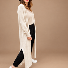 Load image into Gallery viewer, Grace | Warm Ivory | Longline Cardigan