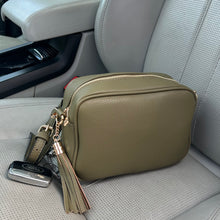 Load image into Gallery viewer, Layla I Khaki Handbag With Detachable Cross Body Strap