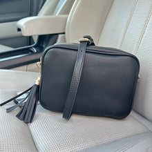 Load image into Gallery viewer, Layla I Black Handbag With Detachable Cross Body Strap
