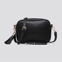 Load image into Gallery viewer, Layla I Black Handbag With Detachable Cross Body Strap
